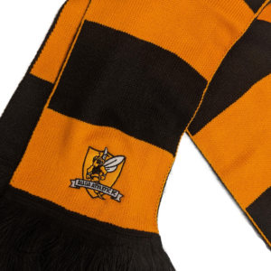 Embroidered Bar Scarf