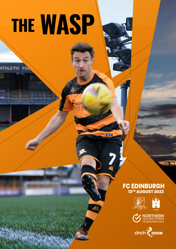 Programme - Alloa vs FC Edinburgh 13.08.22