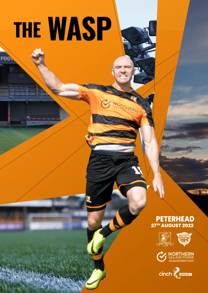 Programme - Alloa vs Peterhead 27.08.22