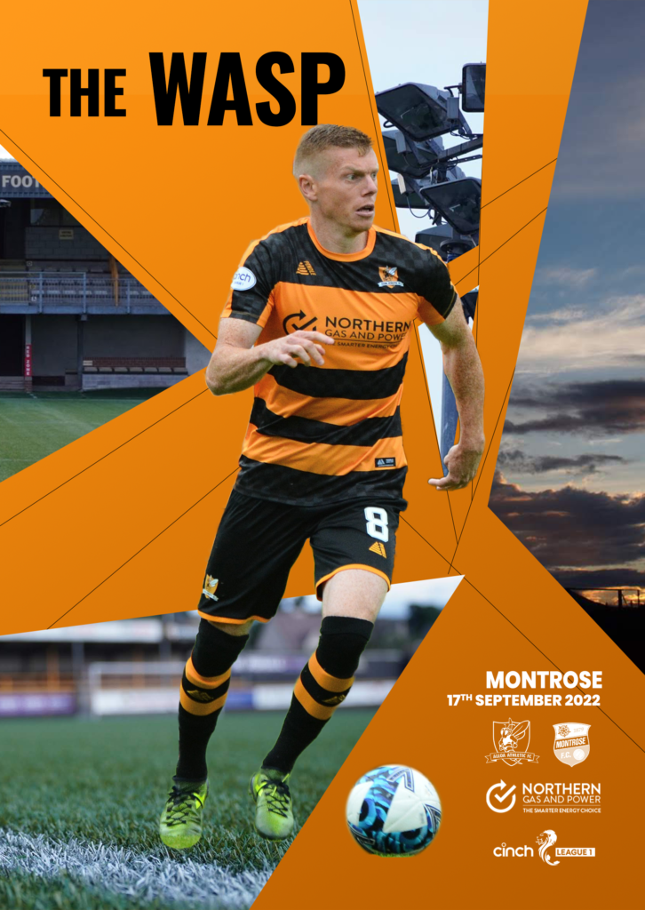 Programme - Alloa vs Montrose 17.09.22