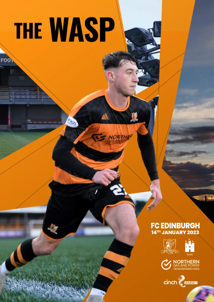 Programme - Alloa vs FC Edinburgh 14.01.23