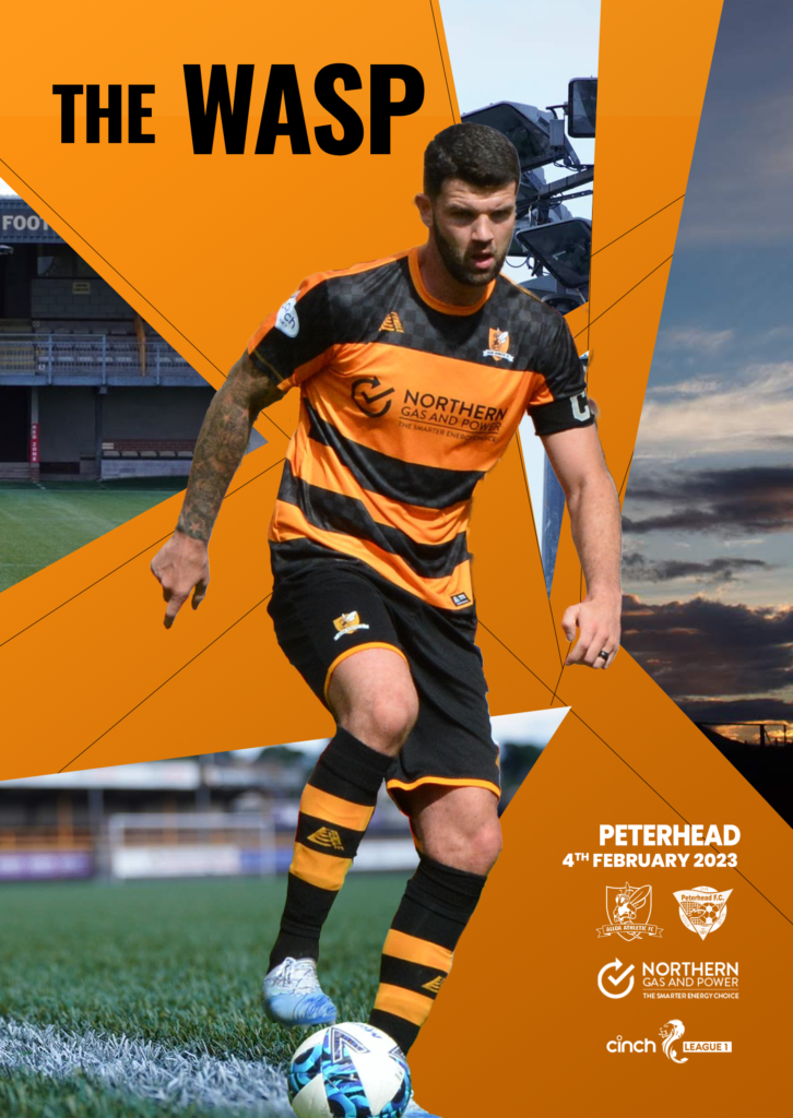 Programme - Alloa vs Peterhead 04.02.23