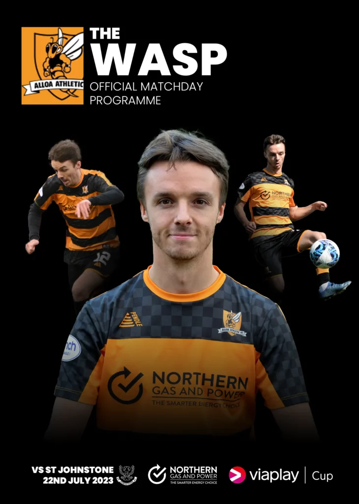 Programme - Alloa vs St Johnstone 22.07.23