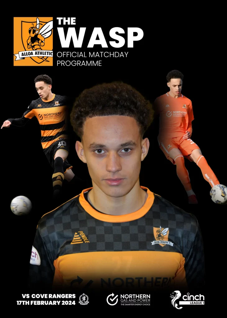 Programme - Alloa vs Cove Rangers 17.02.24