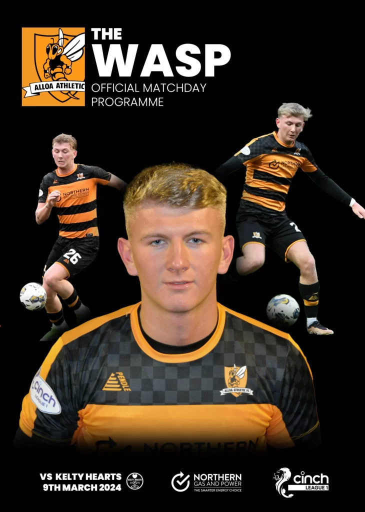 Programme - Alloa vs Kelty Hearts 09.03.24