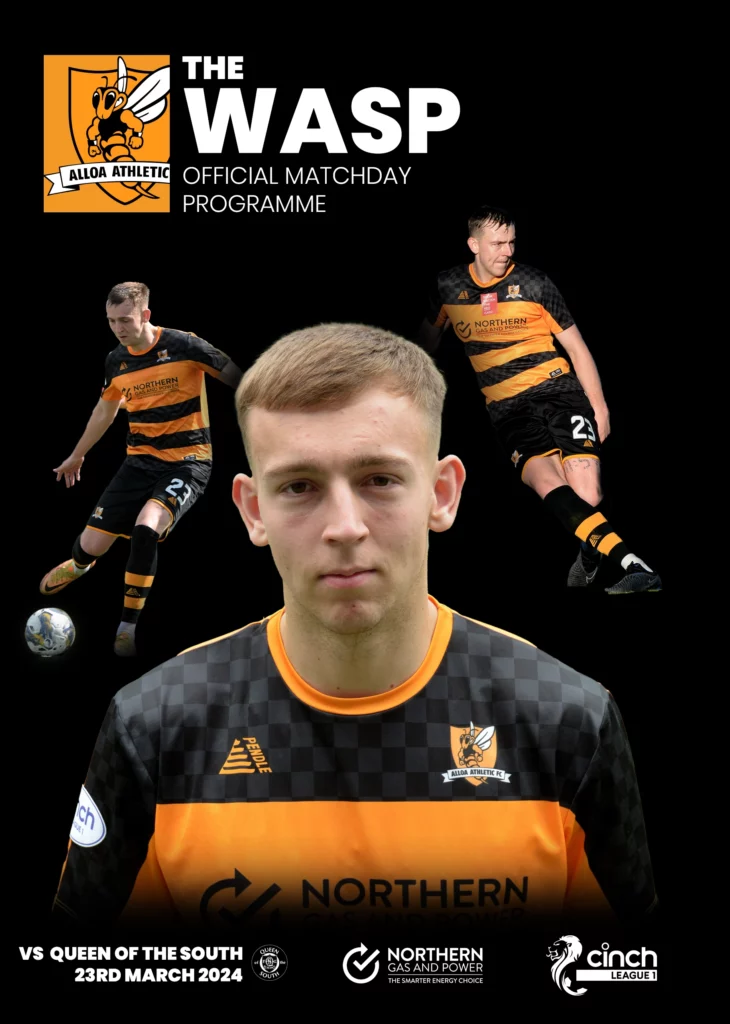 Programme - Alloa vs Queen of the South 23.03.24