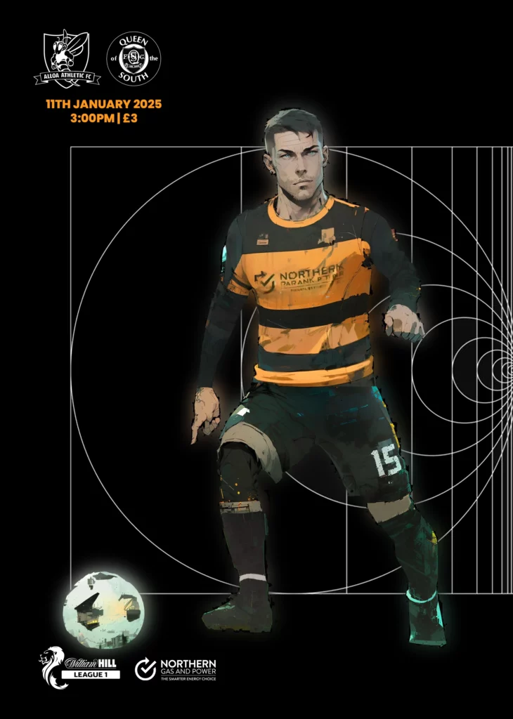 Programme - Alloa vs Queen of the South 11.01.25