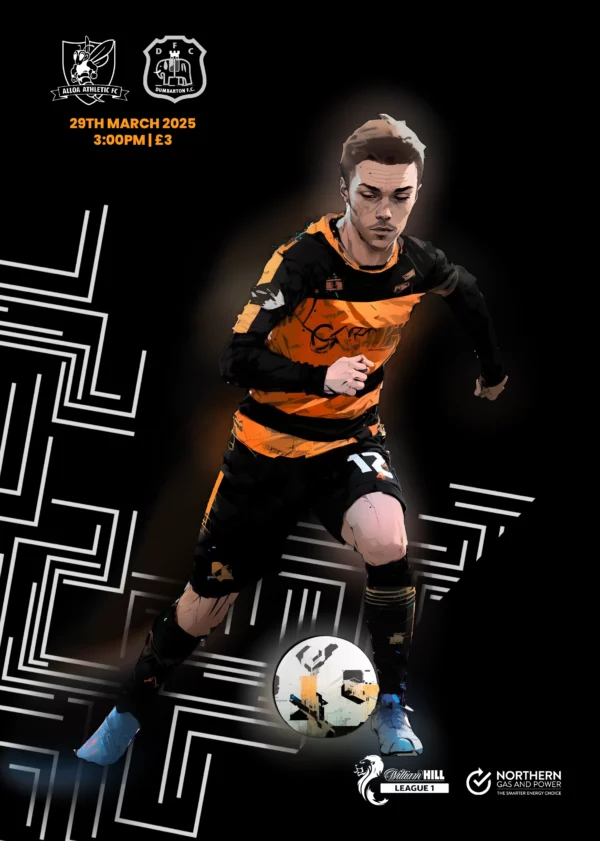 Programme - Alloa vs Dumbarton 29.03.25