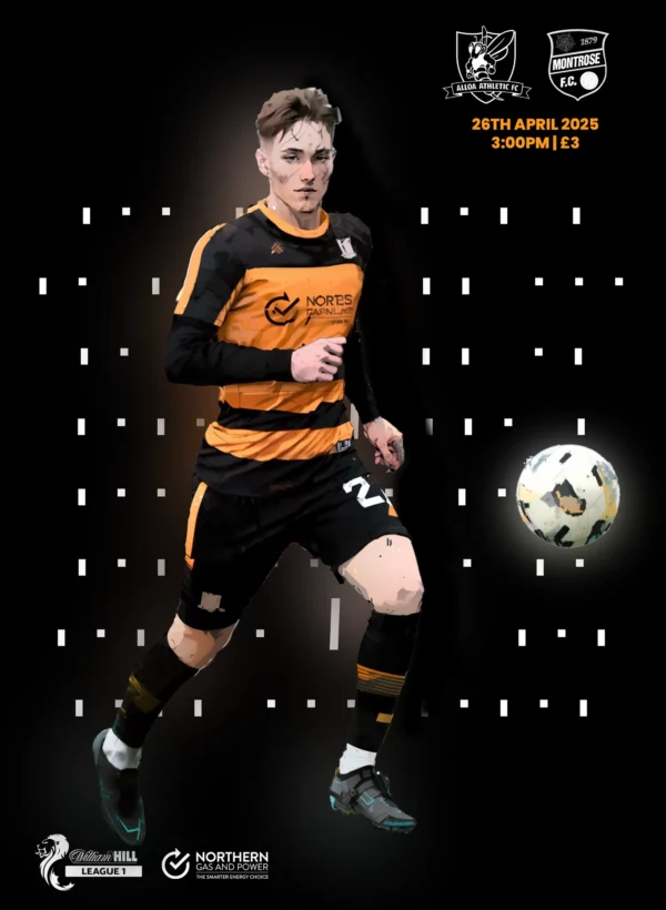 Programme - Alloa vs Montrose 26.04.25