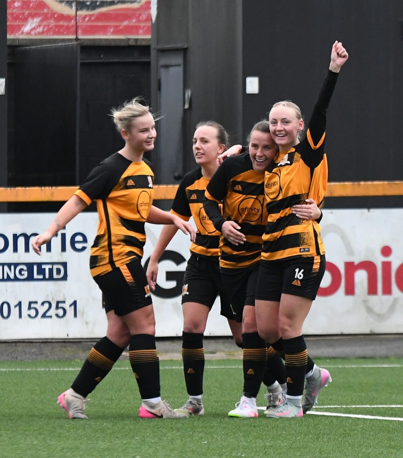 Burnett celebrates winner